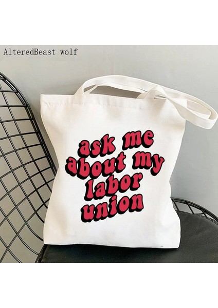 B4249 Kadın Alışveriş Çantası Başka Bir Gün Başka Slay Sanat Çantası Harajuku Alışveriş Kanvas Alışveriş Çantası Kız Çanta Tote Omuz Bayan Çantası (Yurt Dışından) indirimleri