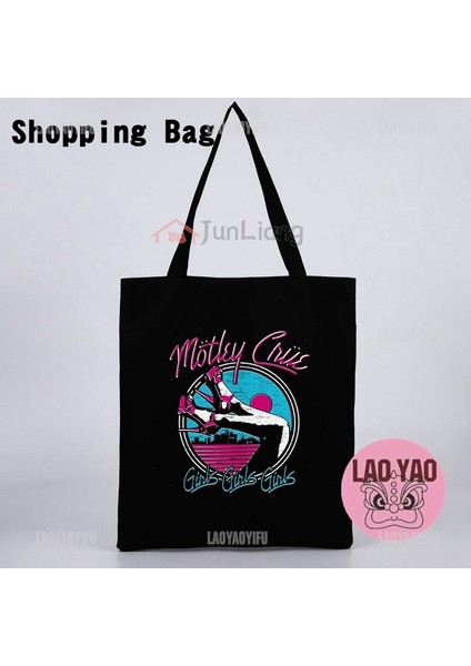 JL0203954 L Rengarenk Bantlı Estetik Çantalar Kadın Crue Alışveriş Çantası Totebag Tote Shopper Kadın Bez Tuval Büyük Üniversite Öğrencisi Özel Ad (Yurt Dışından) indirimleri