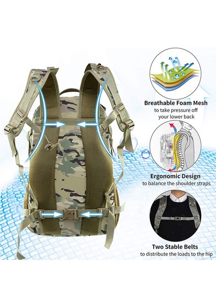 B 17.3 Inç Taktik Sırt Çantası Su Geçirmez Trekking Balıkçılık Avcılık Eğlence Seyahat Çantası Açık Askeri Sırt Çantaları Taktik Kamp (Yurt Dışından) fiyatları