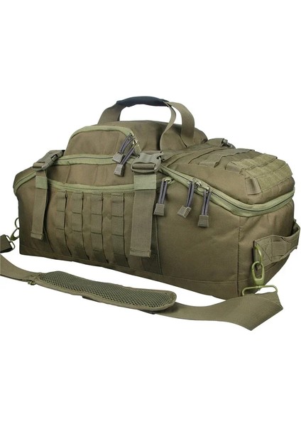 80L Ordu Yeşil Spor Çantaları Spor Kamp Trekking Çantaları Yürüyüş Seyahat Su Geçirmez Av Çantası Saldırı Askeri Açık Sırt Çantası Taktik Sırt Çantası (Yurt Dışından)