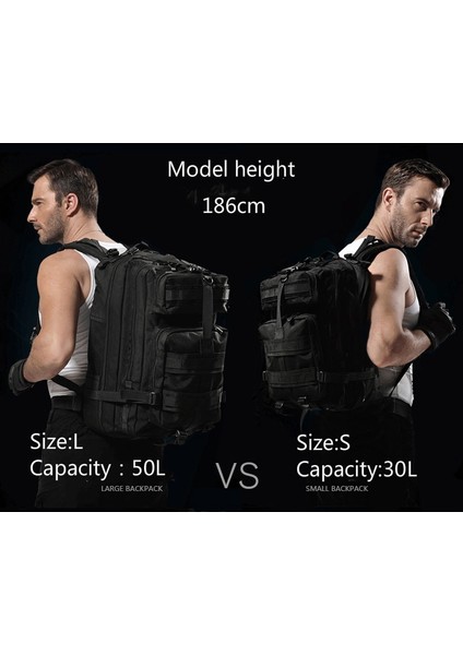 Acu Gri (30L) Çantalar Sırt Çantaları Yürüyüş Sırt Çantaları Açık Hava Askeri Sırt Çantaları Taktik Sırt Çantası Askeri Çanta Erkekler Taktik Çanta Sırt Çantası (Yurt Dışından) fırsatları