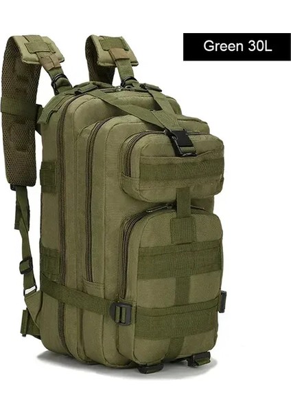 Ordu Yeşil 30L Lawaia Trekking Sırt Çantası 30L/50L Doğa Sporları Kamp Avcılık Sırt Çantası Taktik Sırt Çantası Yürüyüş Askeri Ordu Sırt Çantası (Yurt Dışından)
