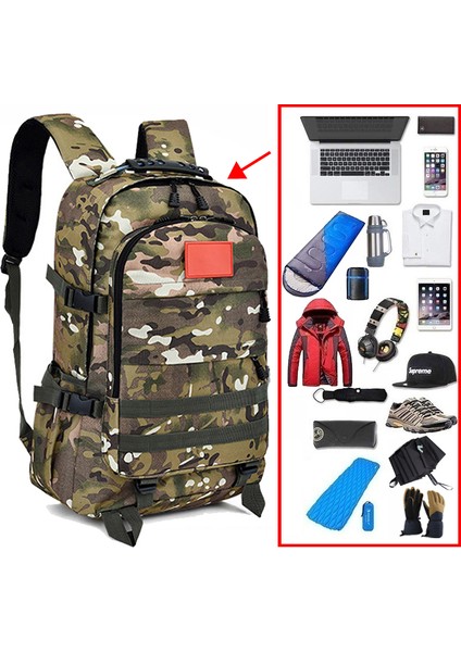 Siyah (50L) Büyük Kapasiteli Açık Sırt Çantası 30L/50L Taktik Askeri Sırt Çantaları 1000D Naylon Su Geçirmez Balıkçılık Kamp Seyahat Erkek Çantaları (Yurt Dışından) modelleri