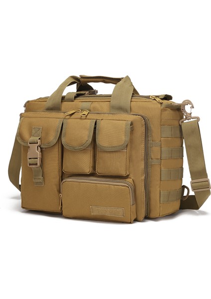 Siyah Yeni Askeri Sırt Çantası Taktik Messenger Omuzdan Askili Çanta Erkekler Laptop Çanta Evrak Çantası Açık Çok Fonksiyonlu Tırmanma Seyahat Çantası (Yurt Dışından) fiyatları