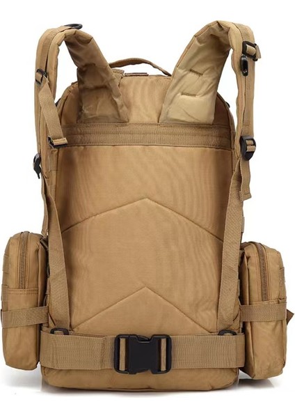 05 55-70L Taktik Sırt Çantası Erkekler Askeri Sırt Çantası 4 In 1 Molle Spor Çanta Su Geçirmez Açık Yürüyüş Kamp Seyahat Mochila Sırt Çantası (Yurt Dışından)