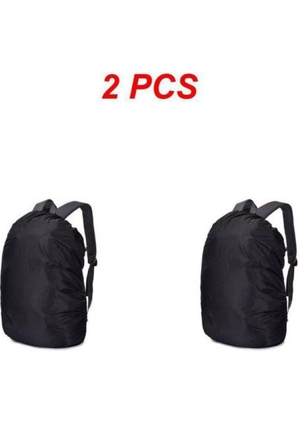 Stil A 2 Adet 1/2 Adet Sırt Çantası Yağmur Kapağı Su Geçirmez Çanta Açık Taktik Kamp Yürüyüş Tırmanma Toz Yağmur Kapağı Yağmur Kapağı Sırt Çantası 30-40L (Yurt Dışından)
