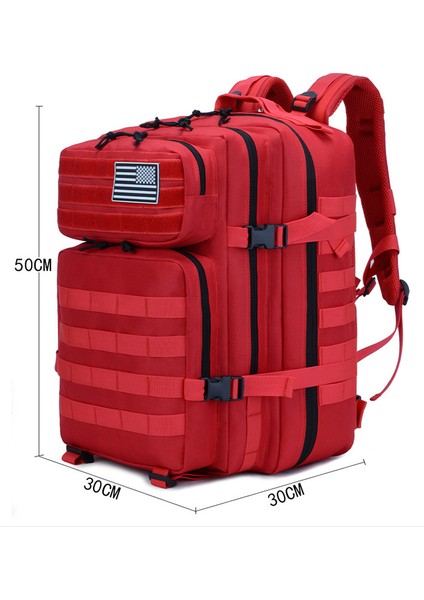 Donanma Kamuflaj Yürüyüş 45L Erkek/kadın Trekking Çantası Askeri Taktik Sırt Çantası Ordu Su Geçirmez Molle Bug Out Açık Seyahat Kamp (Yurt Dışından)