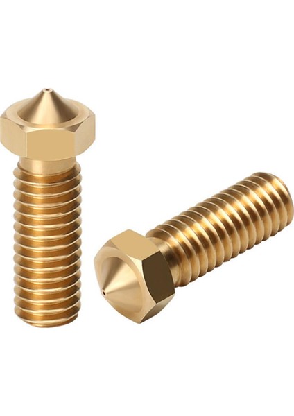 E3D Volcano Pirinç Nozzle-Sidewinder X1-X2-Genius-Genius Pro-0.4mm