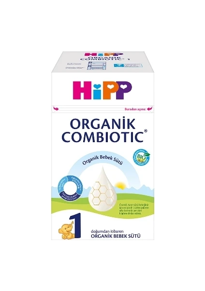 1 Organik Combiotic Bebek Sütü 800gr 4 Adet