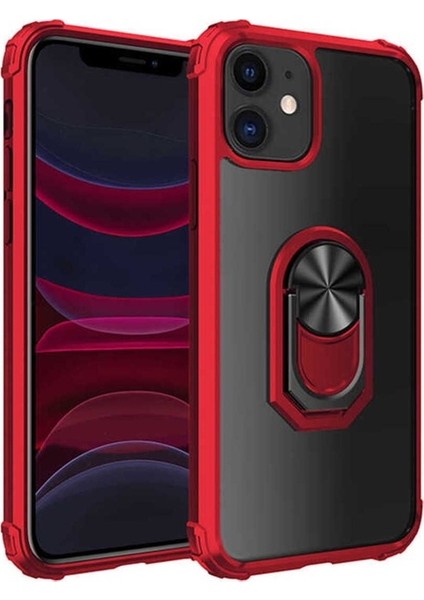 Apple iPhone 11 Uyumlu Kılıf Mola Kapak, Kırmızı