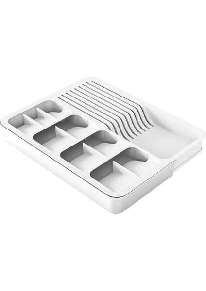 Genişleyebilir Çekmece Içi Düzenleyici Ayarlanabilir Kaşıklık ve Bıçaklık Seti