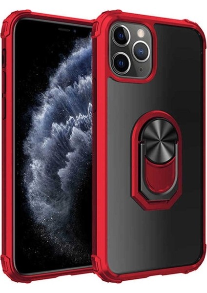 Apple iPhone 11 Pro Uyumlu Kılıf Mola Kapak, Kırmızı