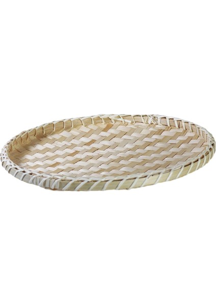 El Dokuma Bambu Tepsisi El Yapımı 25CM (Yurt Dışından)