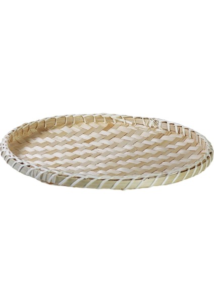 El Dokuma Bambu Tepsisi El Yapımı 25CM (Yurt Dışından) fırsatları