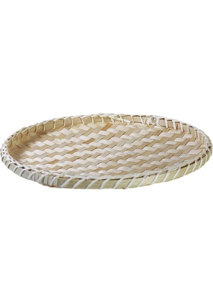 El Dokuma Bambu Tepsisi El Yapımı 25CM (Yurt Dışından) indirimleri