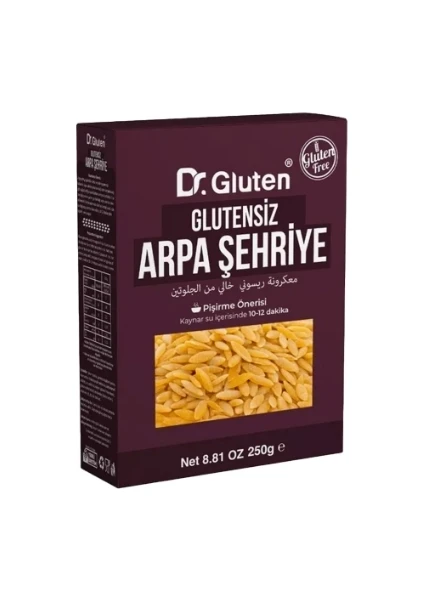 Dr. Gluten Glutensiz Arpa Şehriye 250 Gr.