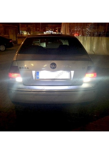 Vw Bora LED Geri Vites Ampulü Mercekli Platınum P21W