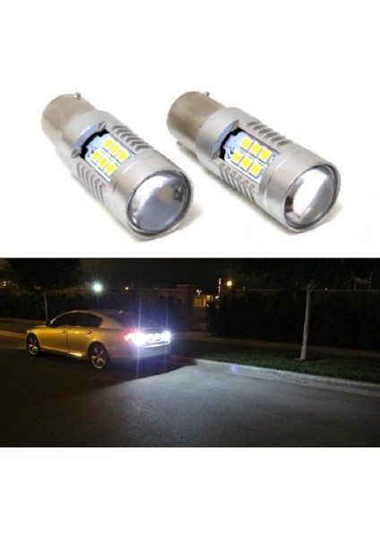 Vw Bora LED Geri Vites Ampulü Mercekli Platınum P21W modelleri