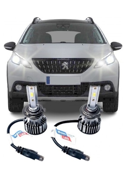 Peugeot 2008 LED Uzun Far Ampulü Mono H7