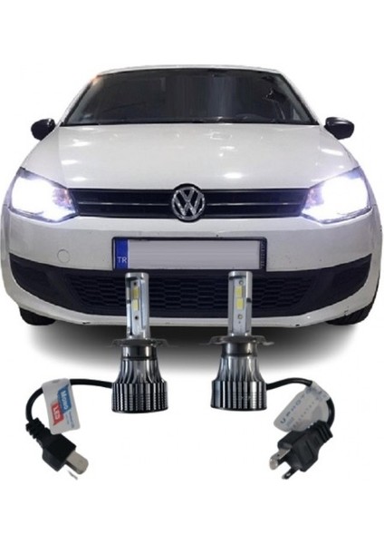Vw Polo 6 Uzun Kısa Tek H4 LED Oto Ampulü Mono