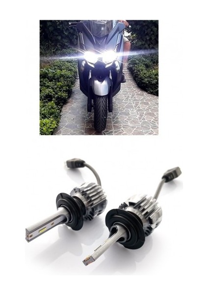 Yamaha X-Max LED Far Ampulü Zero H7 2 Adet