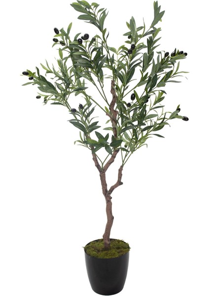 Yapay Zeytin Ağacı 120 cm Tek Gövdeli Doğal Gerçek Görünümlü yapay ağaç