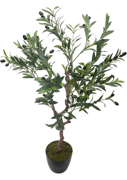 Yapay Zeytin Ağacı 120 cm Tek Gövdeli Doğal Gerçek Görünümlü yapay ağaç