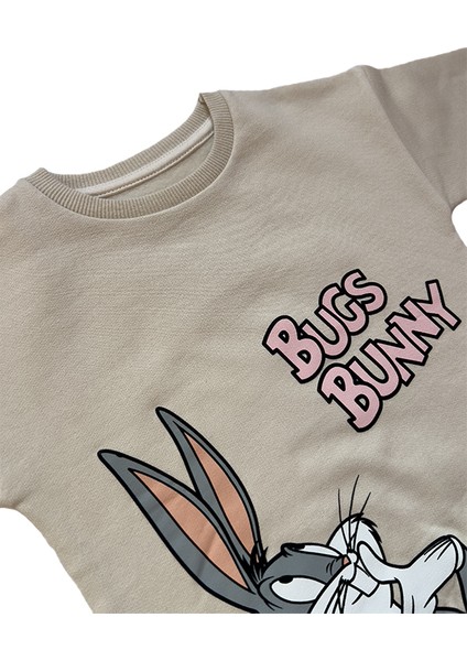 Bugs Bunny Kız Çocuk Uzun Kol Sweatshirt