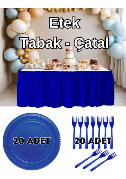 Masa Eteği - Tabak - Çatal