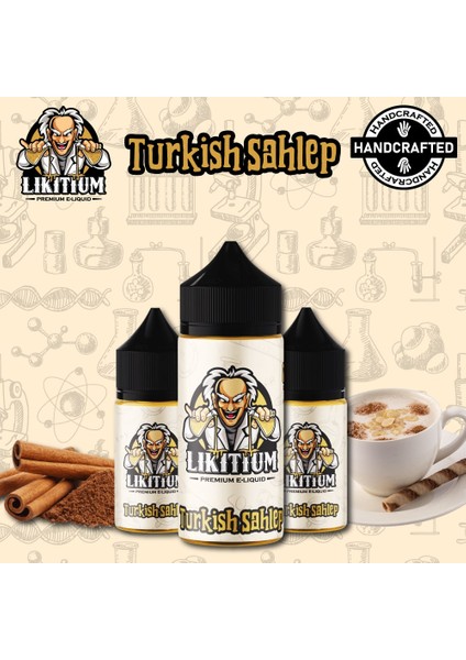 - Turkish Sahlep - 60ML/3MG - İngiliz Premium Vape Likit