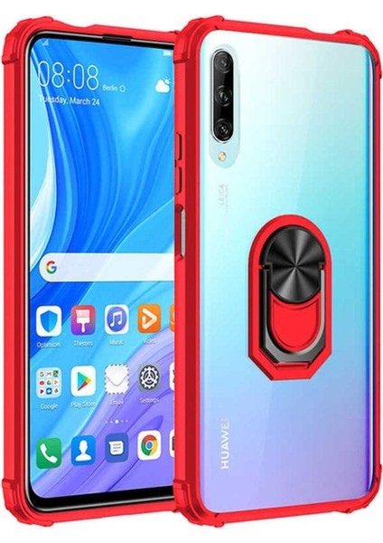 Huawei P Smart Pro 2019 Uyumlu Kılıf Mola Kapak, Kırmızı
