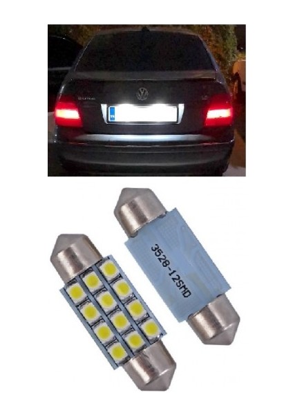 Vw Bora LED Plaka Aydınlatma Ampulü 39MM Sofit