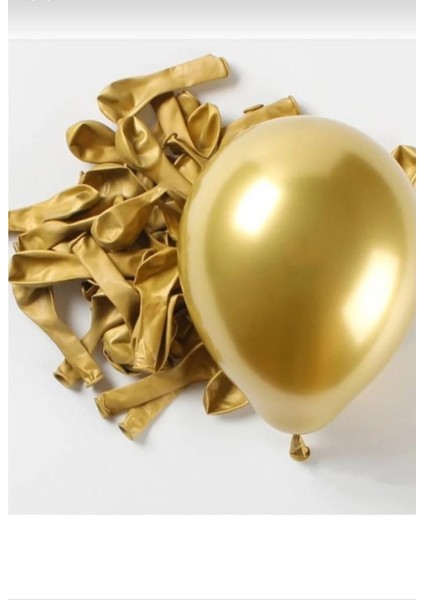 Gold Krom Balon  25 Adet (12inç)