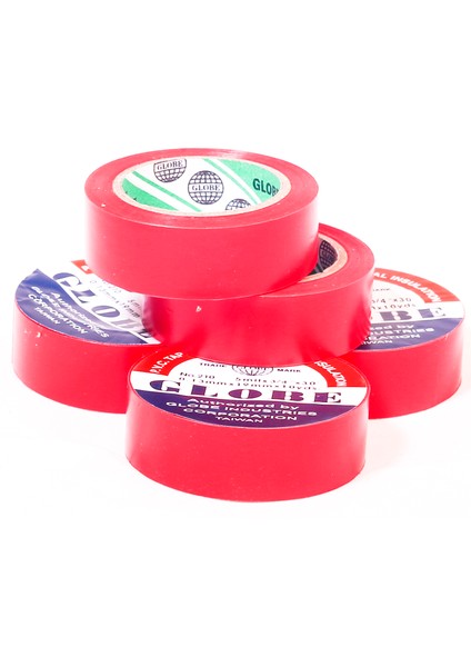 Pvc Elektrik Izolasyon Bant .0.13X19X10YRDS. (Kırmızı) (10.lu Paket) modelleri