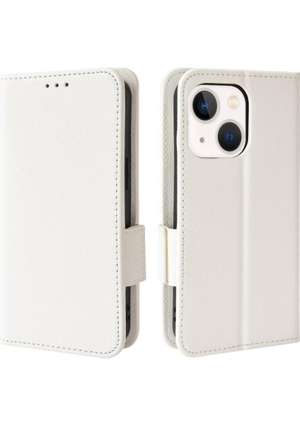 Iphone 14 Için Kılıf Artı Manyetik Yan Toka Cüzdan Pu Deri Kart Yuvaları (Yurt Dışından)