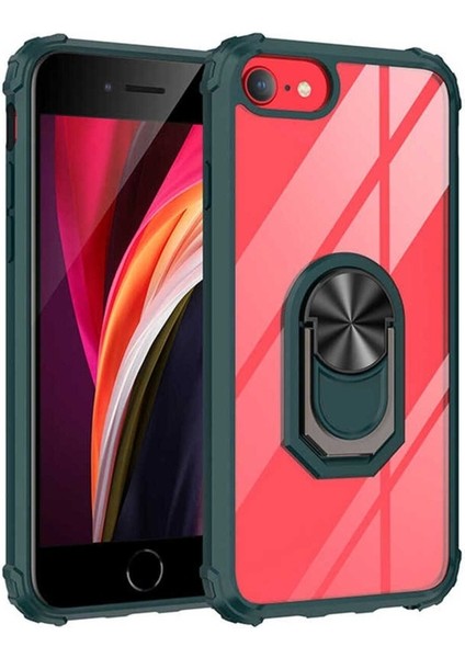 Apple iPhone 8 Uyumlu Kılıf Mola Kapak, Yeşil