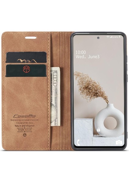 Samsung Galaxy S20 Fe Için Flip Case Vintage Pu Deri Cüzdan Flip Folio (Yurt Dışından) modelleri