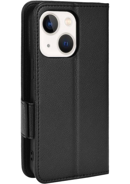 Iphone 14 Için Kılıf Artı Manyetik Yan Toka Cüzdan Pu Deri Kart Yuvaları (Yurt Dışından)