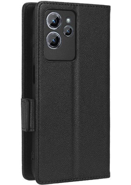 Oukitel C32 Yan Toka Cüzdan Manyetik Pu Deri Kart Yuvaları Için Kılıf (Yurt Dışından)