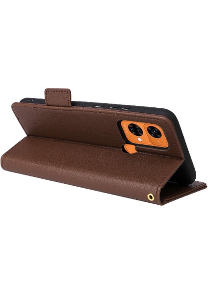 Oukitel C33 Pu Deri Kart Yuvaları Tutucu Manyetik Yan Toka Için Kılıf (Yurt Dışından) fiyatları