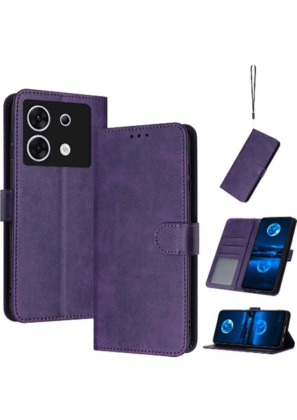 Toka Saf Renk ile Infinix Sıfır 30 5g Pu Deri Için Flip Case (Yurt Dışından)