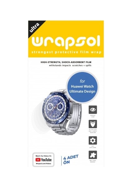 Huawei Watch Ultimate Design Akıllı Saat Ekran Koruyucu Poliüretan Film fiyatları