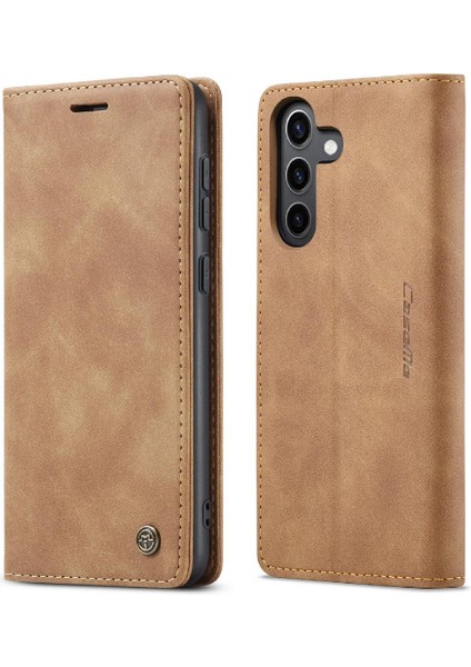 Samsung Galaxy S24 Artı Manyetik Kapatma Darbeye Vintage Için Flip Case (Yurt Dışından) fırsatları