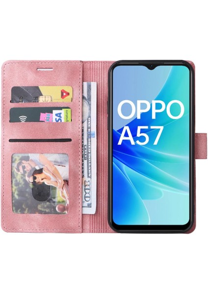 Mays Boutique Oppo A57 4g Için Flip Case Kapak Cüzdan Darbeye Basit Iş (Yurt Dışından)