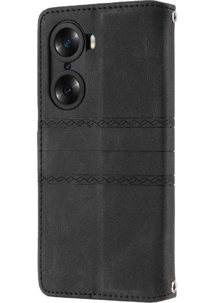 Onur 60 Pro Pu Deri Kickstand Manyetik Kapatma Cüzdan Için Flip Case (Yurt Dışından)