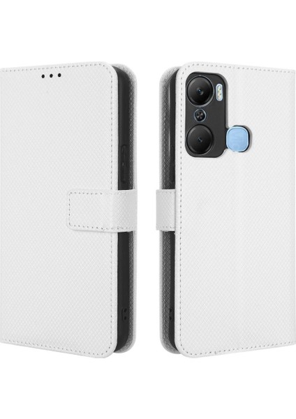 Infinix Sıcak 12 Pro Kickstand Manyetik Cüzdan Kart Tutucu Kapak Için Kılıf (Yurt Dışından)
