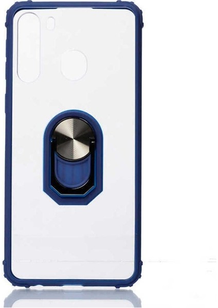 Samsung Galaxy A21 Uyumlu Kılıf Mola Kapak, Lacivert