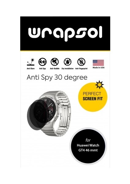 Huawei Watch Gt4 46 mm Akıllı Saat Mat Hayalet Ekran Koruyucu Film