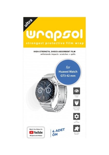 Huawei Watch Gt3 42 mm Akıllı Saat Ekran Koruyucu Poliüretan Film fiyatları