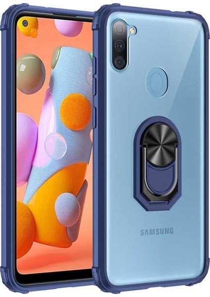 Samsung Galaxy A11 Uyumlu Kılıf Mola Kapak, Lacivert